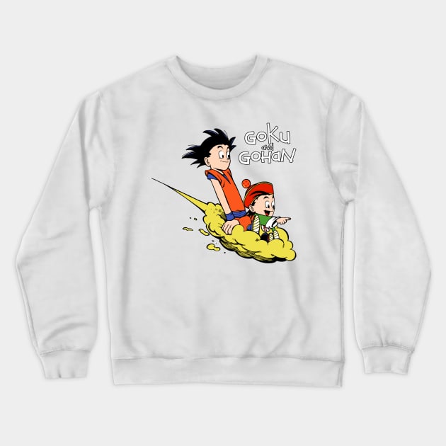 Goku and Gohan Crewneck Sweatshirt by ES427